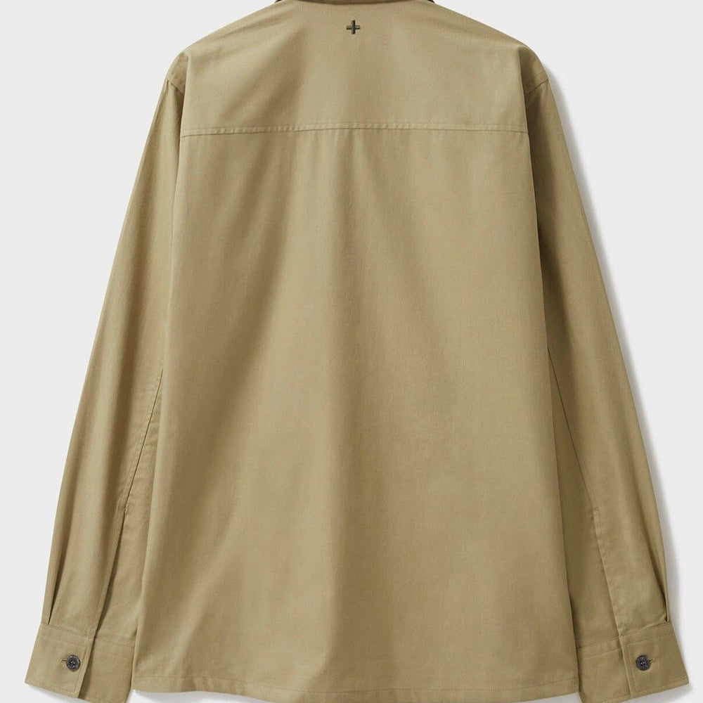 
                  
                    Regenerative Cotton Twill Khaki OverShirt
                  
                