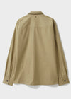 Regenerative Cotton Twill Khaki OverShirt