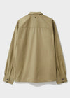 Regenerative Cotton Twill Khaki St James Overshirt