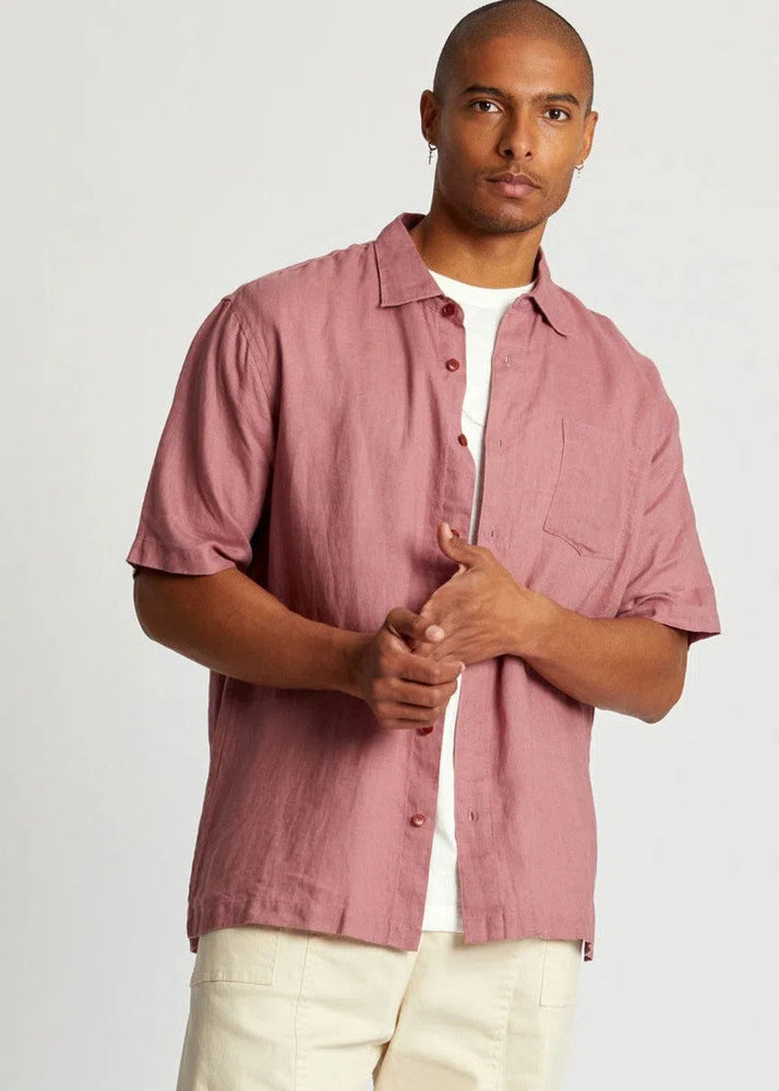 
                  
                    SEB Organic Linen Shirt Mens - Dusty Pink
                  
                