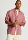 SEB Organic Linen Shirt Mens - Dusty Pink