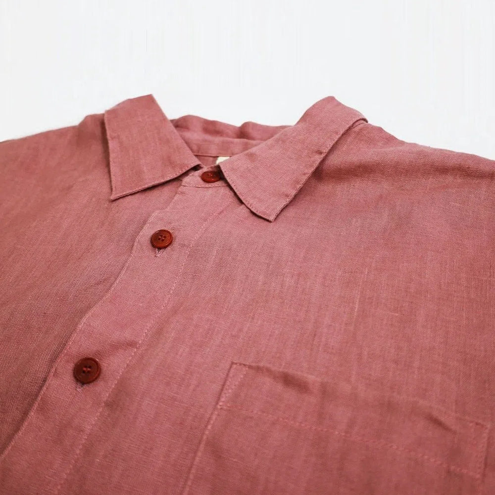 
                  
                    SEB Organic Linen Shirt Mens - Dusty Pink
                  
                