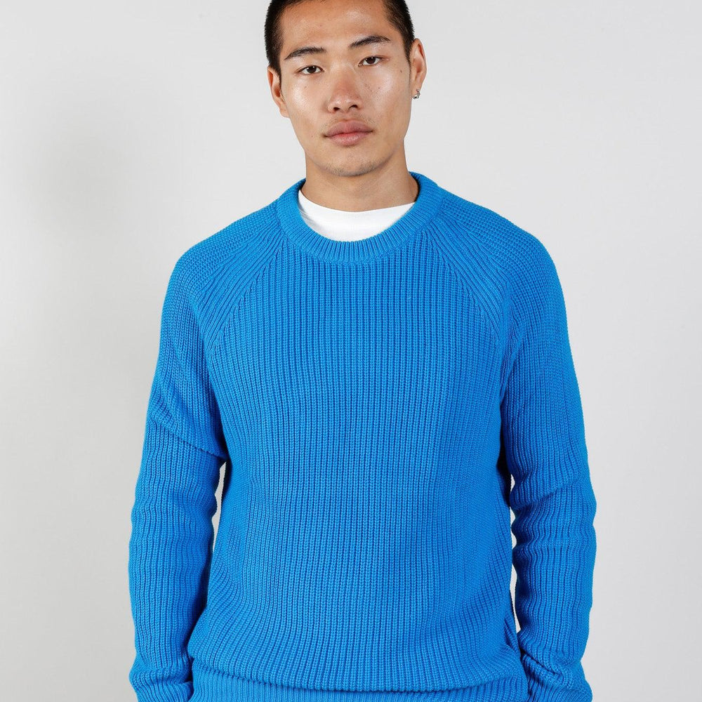 SERGIO - Organic Cotton Jumper French Blue