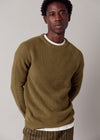 SERGIO - Organic Cotton Jumper Khaki