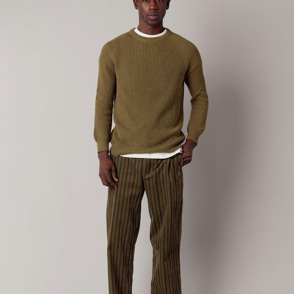 
                  
                    SERGIO - Organic Cotton Jumper Khaki
                  
                