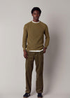 SERGIO - Organic Cotton Jumper Khaki