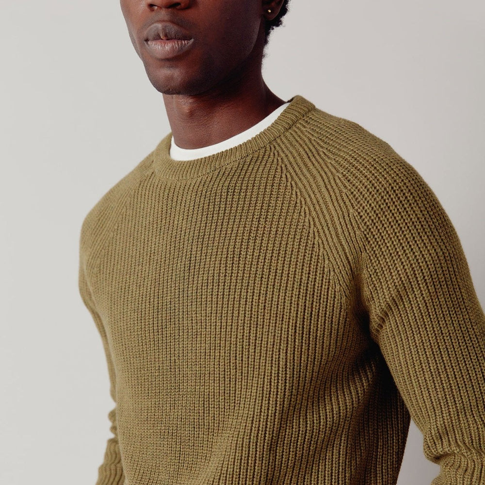 
                  
                    SERGIO - Organic Cotton Jumper Khaki
                  
                