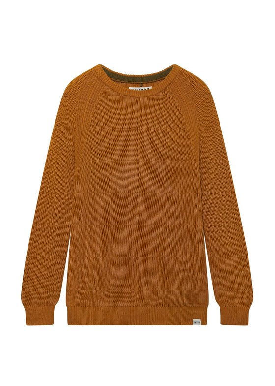 SERGIO - Organic Cotton Jumper Mustard