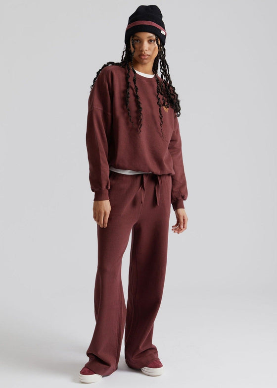 SOLEIL - Organic Cotton Jogger Walnut Brown