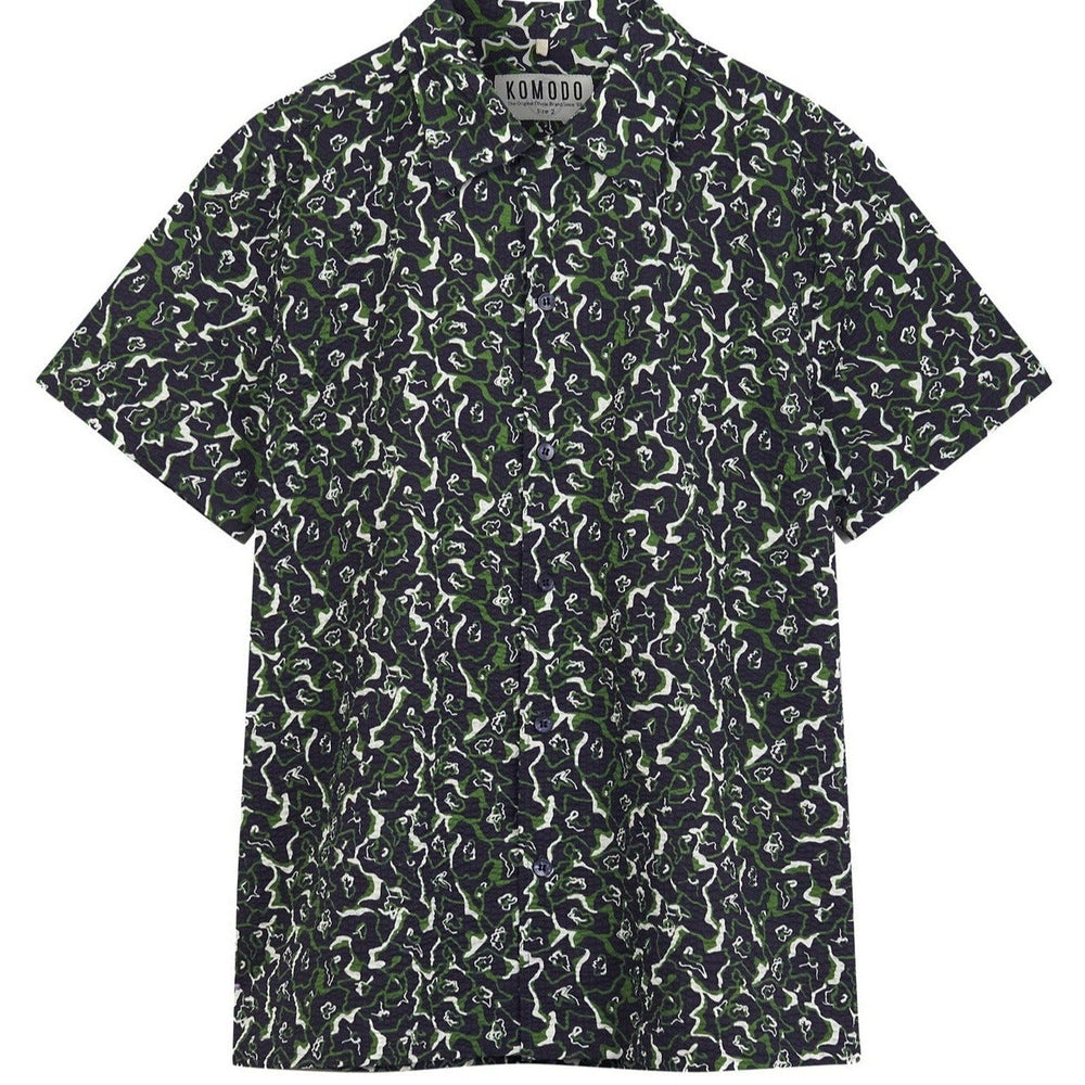 
                  
                    SPINDRIFT Shirt Mens - Navy Print
                  
                