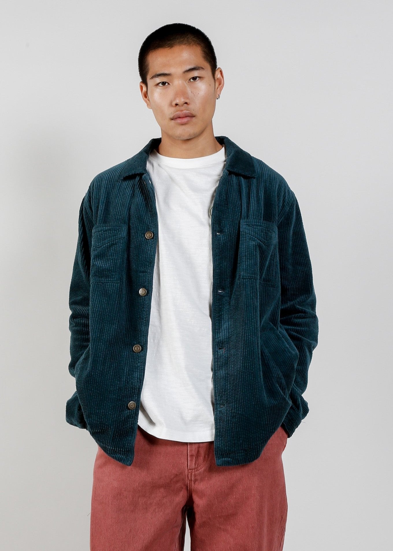 STANLEY Organic Cotton Corduroy Jacket - Marine Green