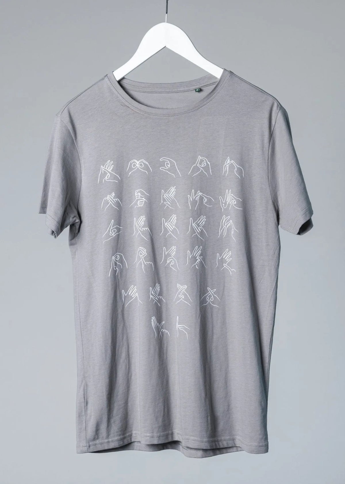 Signwriter Merch Sign Language fingerspelling Alphabet T-Shirt- Men's – Another Now