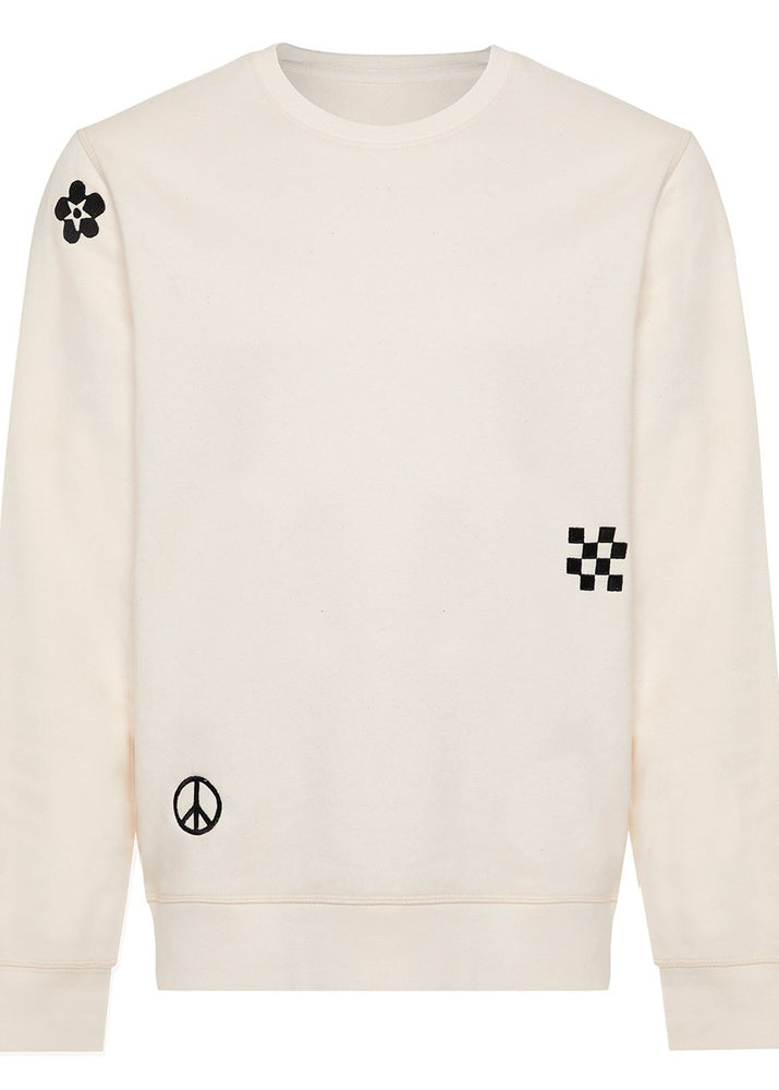 
                  
                    Men's Symbols Embroidered Sweatshirt - Ecru
                  
                