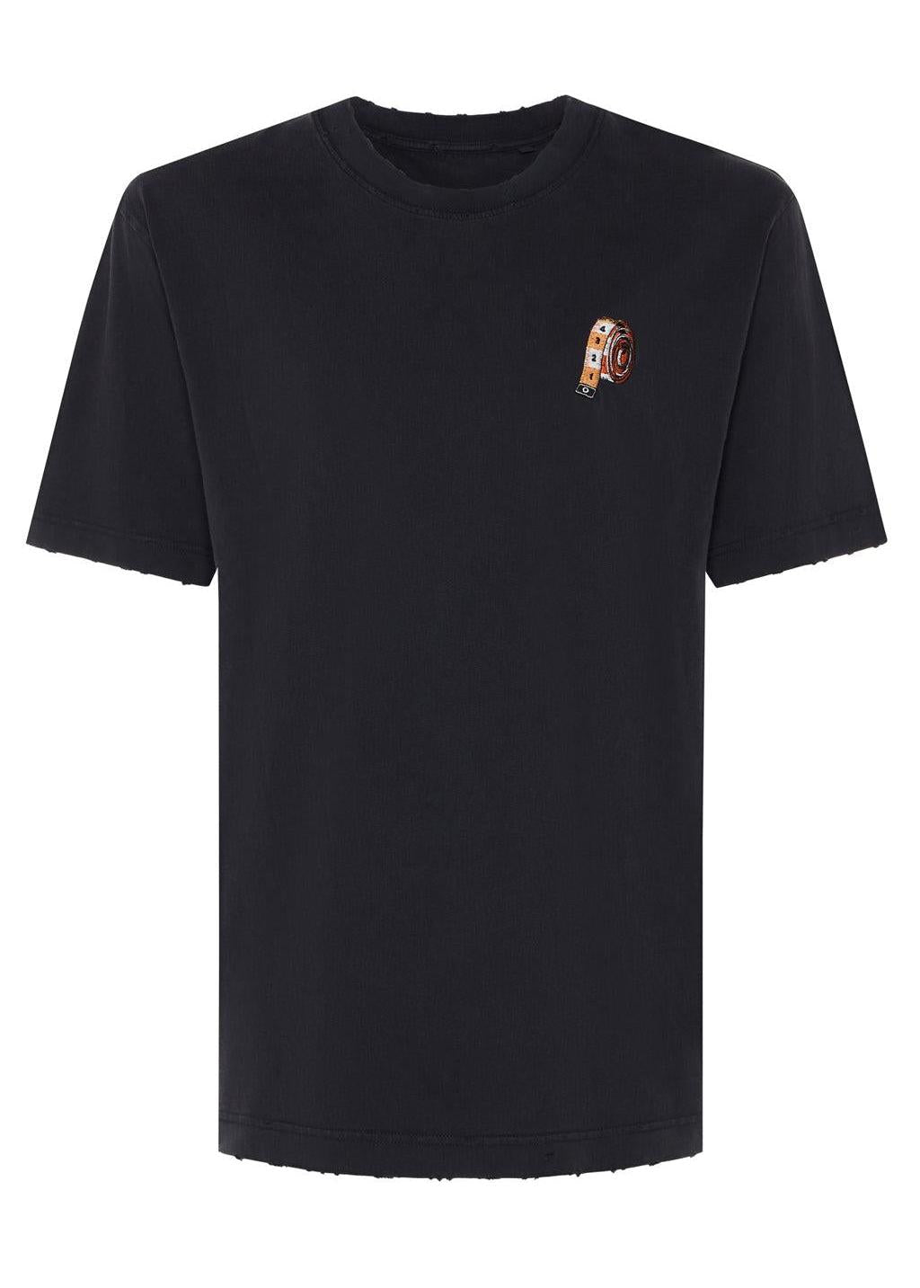 an ingmarson t-shirt with a tape measure embroidery 