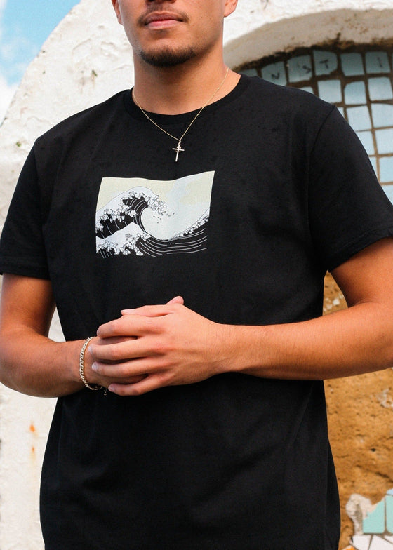 The Plastic Wave off Kanagawa - Unisex Organic Cotton T-Shirt