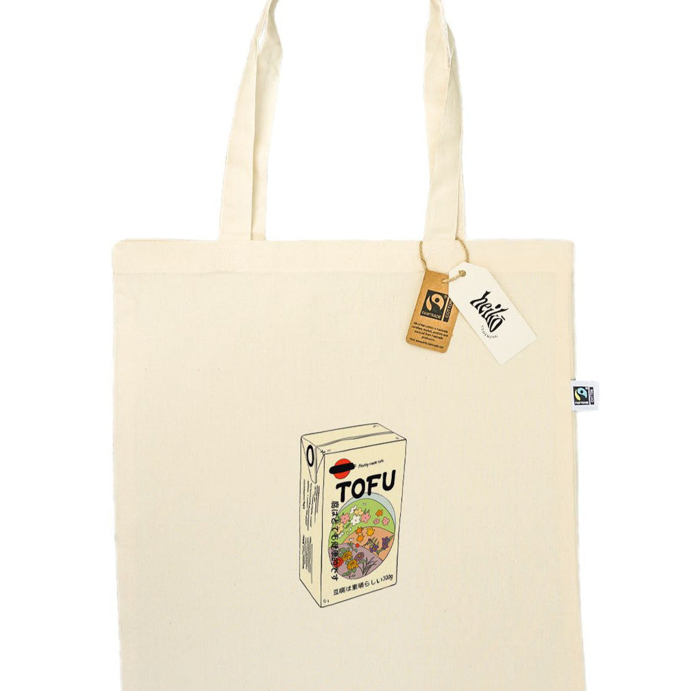 Tofu Time Tote Bag - Vegan - 100% Organic Cotton