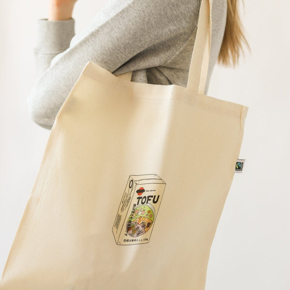 Tofu Time Tote Bag - Vegan - 100% Organic Cotton