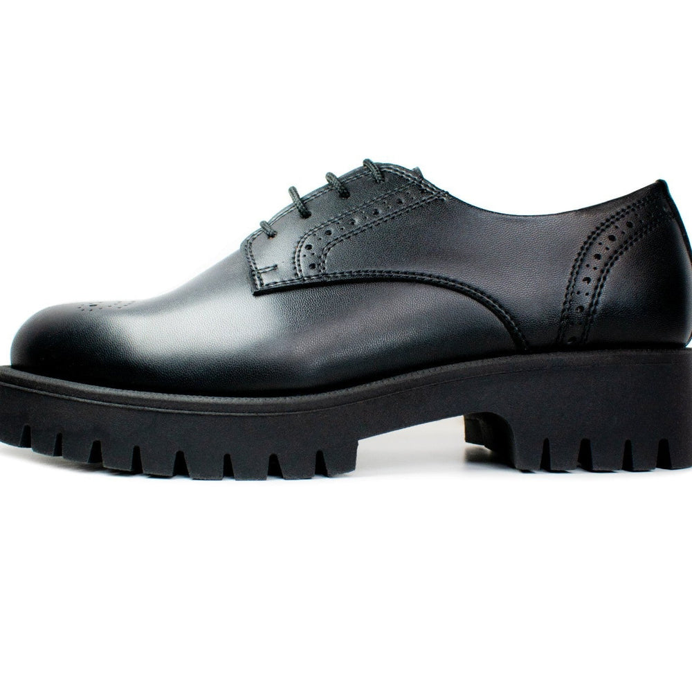 
                  
                    Women's Track Sole Brogues - Black
                  
                