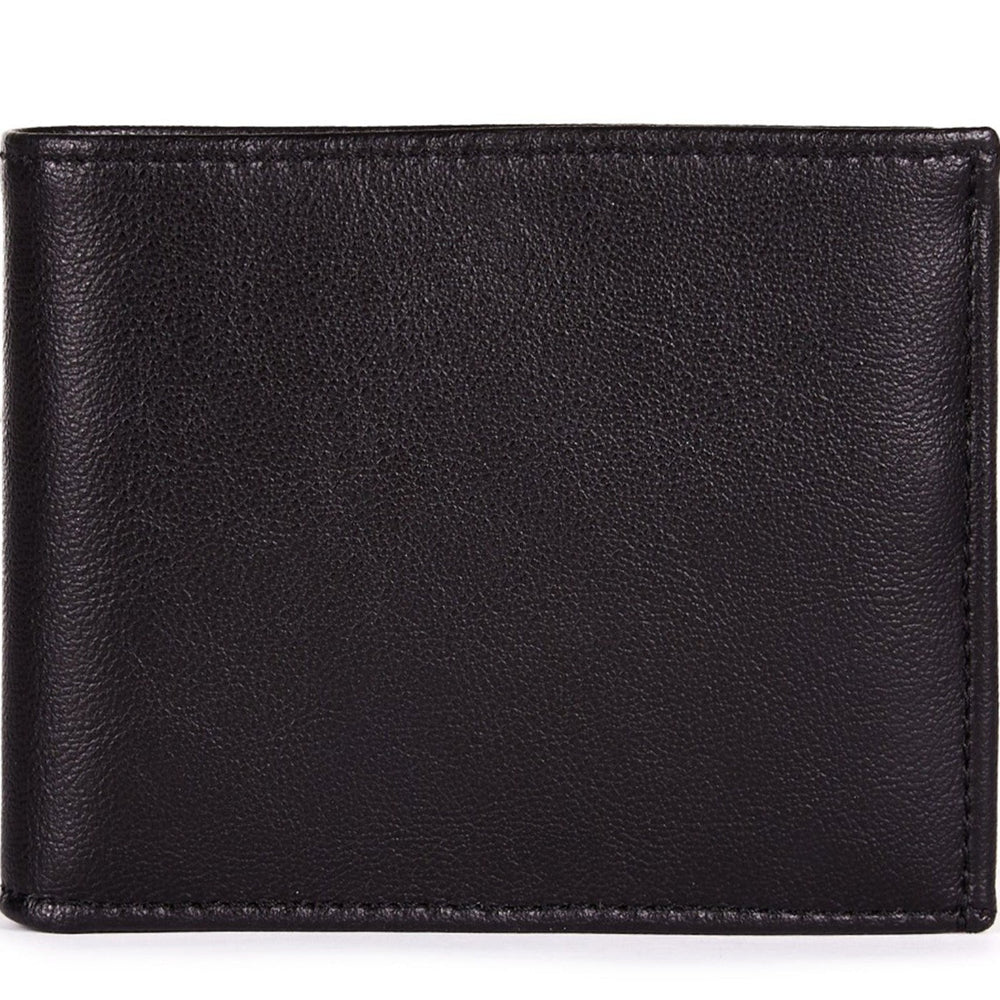 Trifold Coin Wallet - Black