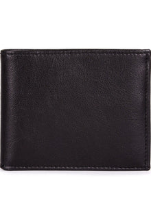  Trifold Coin Wallet - Black