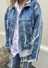 Upcycled Denim Thread Jacket