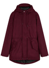 WILSON - Water Resistant Organic Cotton Parka Wine Red