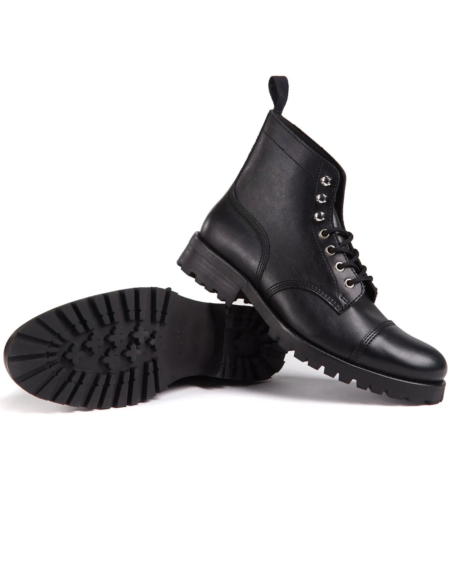 Men's Wide Fit Boots - Black