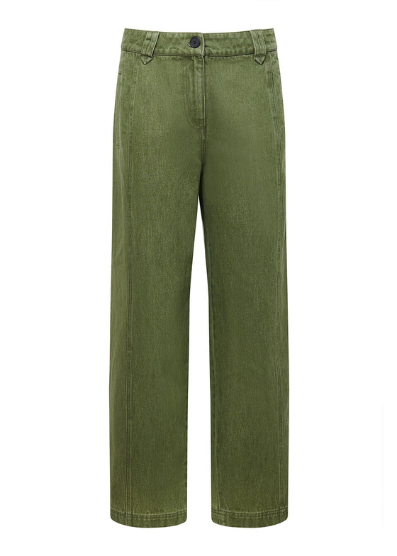 YAKA TROUSER - Green Wash