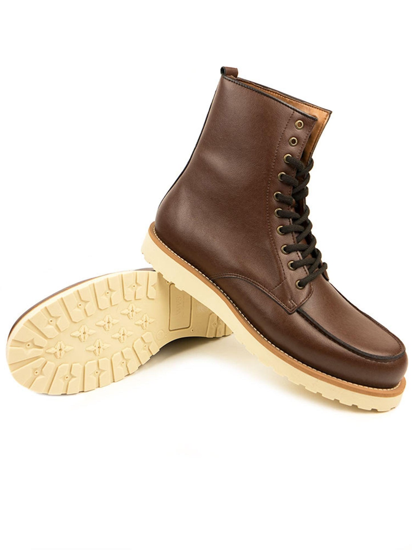 Men's High Rig Boots - Dark Brown