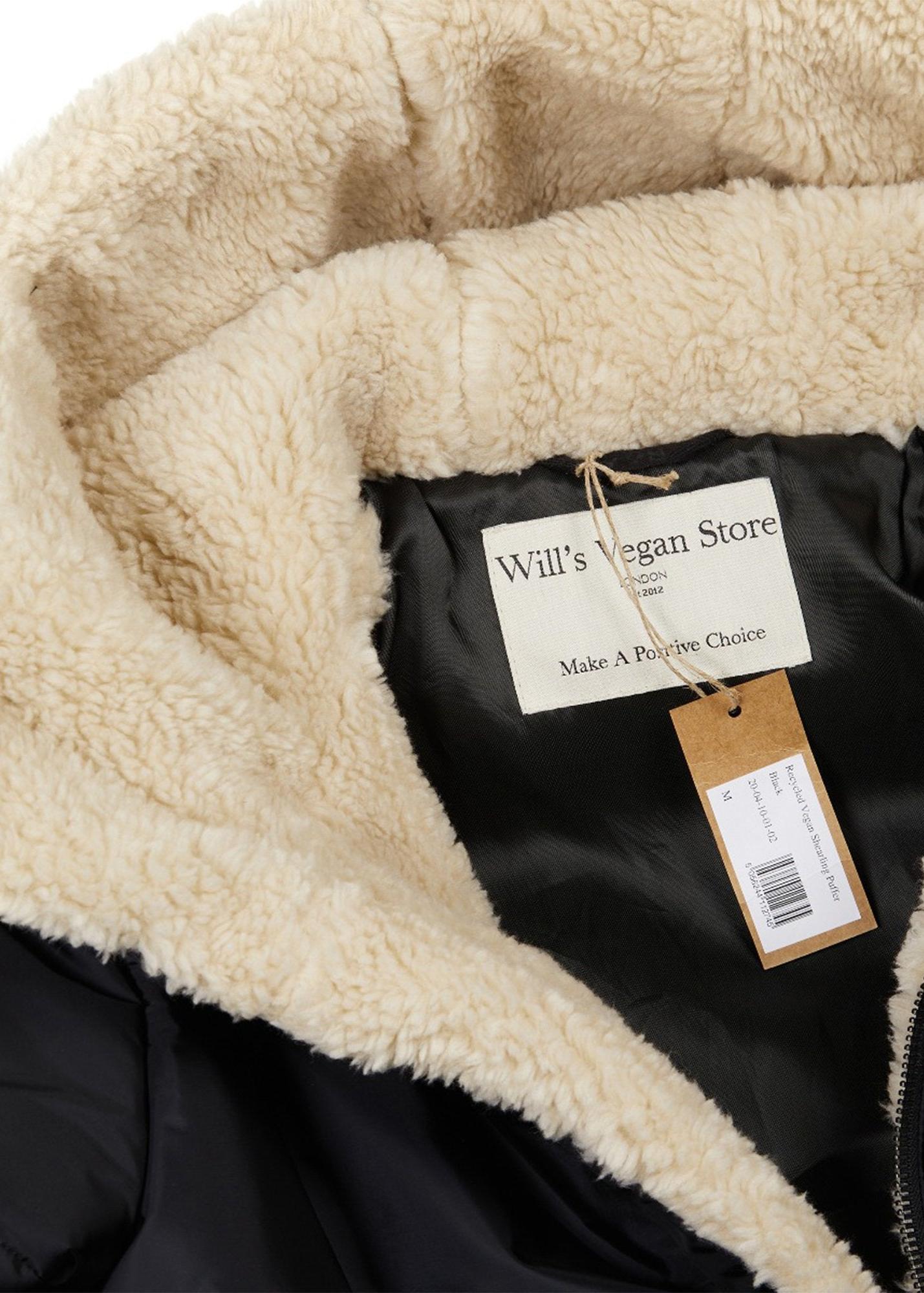 Vegan Men's Recycled Vegan Shearling Puffer | Will's Vegan Store