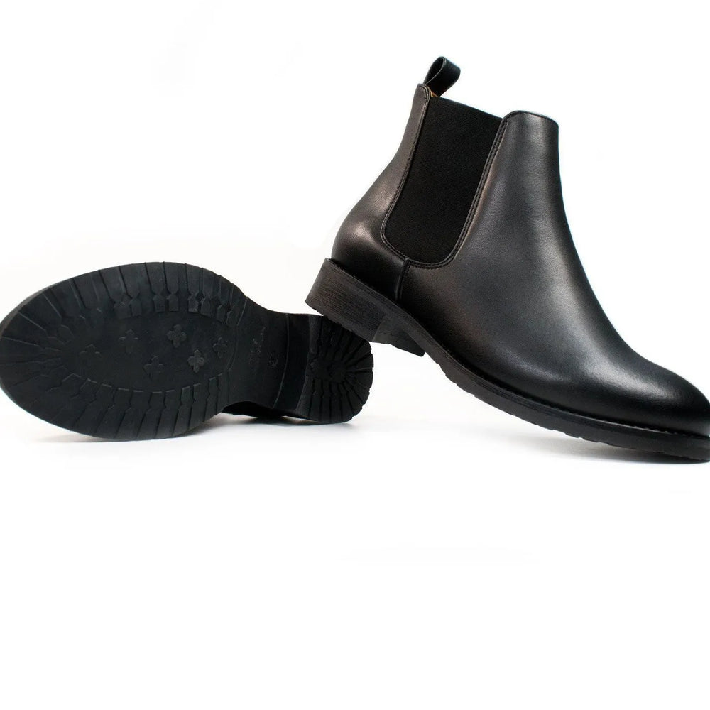 Men's Luxe Smart Chelsea Boots - Black