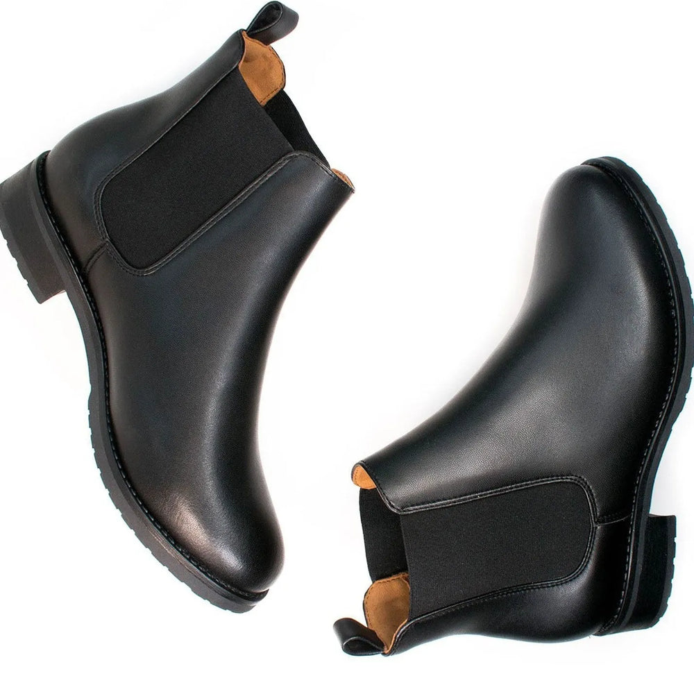 Men's Luxe Smart Chelsea Boots - Black
