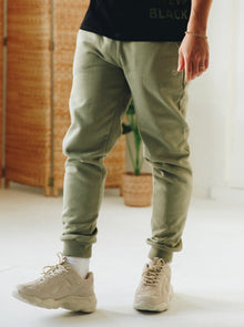  Signature Cuffed Joggers in Recycled Fabric - 2 colours