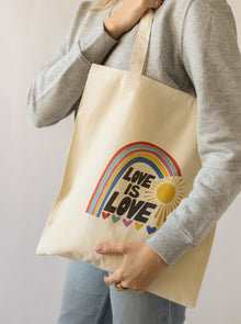  Love is Love Tote Bag - Vegan - 100% Organic Cotton